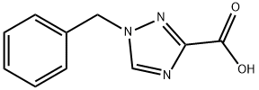 1H-1,2,4-Triazole-3-carboxylic acid, 1-(phenylmethyl)- Struktur