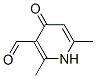 3-Pyridinecarboxaldehyde, 1,4-dihydro-2,6-dimethyl-4-oxo- (9CI) Struktur