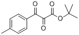 2,3-DIOXO-3-P-TOLYL-PROPIONIC ACID TERT-BUTYL ESTER Struktur