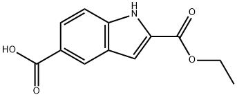 2-ETHOXYCABONYL-5-INDOLE CARBOXYLIC ACID Struktur