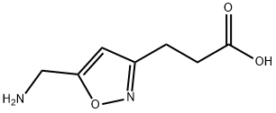 3-Isoxazolepropanoicacid,5-(aminomethyl)-(9CI) Struktur