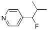 Pyridine, 4-(1-fluoro-2-methylpropyl)- (9CI) Struktur