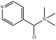 Pyridine, 4-[chloro(trimethylsilyl)methyl]- (9CI) Struktur