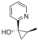 Cyclopropanol, 2-methyl-1-(2-pyridinyl)-, cis- (9CI) Struktur