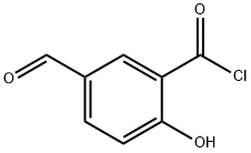 Benzoyl chloride, 5-formyl-2-hydroxy- (9CI) Struktur