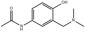 N-[3-[(Dimethylamino)methyl]-4-hydroxyphenyl]acetamide Struktur