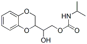 1-(1,4-Benzodioxan-2-yl)-1,2-ethanediol 2-isopropylcarbamate Struktur