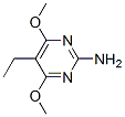 2-Pyrimidinamine, 5-ethyl-4,6-dimethoxy- (9CI) Struktur