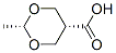 1,3-Dioxane-5-carboxylicacid,2-methyl-,cis-(9CI) Struktur