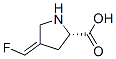 L-Proline, 4-(fluoromethylene)-, (Z)- (9CI) Struktur