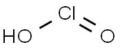 Chlorous acid Struktur