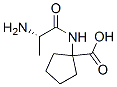 Cyclopentanecarboxylic acid, 1-[(2-amino-1-oxopropyl)amino]-, (S)- (9CI) Struktur