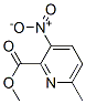 2-Pyridinecarboxylicacid,6-methyl-3-nitro-,methylester(9CI) Struktur