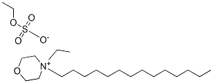 myristylethylmorpholinium ethosulfate Struktur