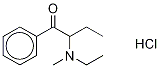 α-(N-Methyl-N-ethylaMino)butyrophenone Hydrochloride Struktur