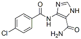 5-[(4-chlorobenzoyl)amino]-3H-imidazole-4-carboxamide Struktur