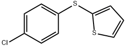 2-[(4-CHLOROPHENYL)THIO]THIOPHENE Struktur