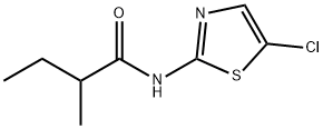 Butyramide,  N-(5-chloro-2-thiazolyl)-2-methyl-  (8CI) Struktur