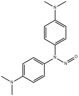 N,N-bis(4-dimethylaminophenyl)nitrous amide Struktur