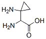 Cyclopropaneacetic acid, alpha,1-diamino- (9CI) Struktur