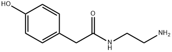 BENZENEACETAMIDE, N-(2-AMINOETHYL)-4-HYDROXY- Struktur