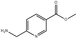 6-Aminomethyl-nicotinic acid methyl ester Struktur