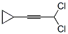 Cyclopropane, (3,3-dichloro-1-propynyl)- (9CI) Struktur