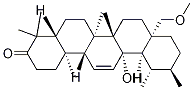 (4aR,6aR,6bS,8aS,11R,12S,12aR,12bS,14aR,14bS)-12b-Hydroxy-8a-(methoxymethyl)-4,4,6a,6b,11,12,14b-heptamethyl-1,4,4a,5,6,6a,6b,7,8,8a,9,10,11,12,12a,12b,14a,14b-octadecahydropicen-3(2H)-one Struktur