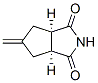 Cyclopenta[c]pyrrole-1,3(2H,3aH)-dione, tetrahydro-5-methylene-, cis- (9CI) Struktur