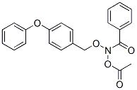 [benzoyl-[(4-phenoxyphenyl)methoxy]amino] acetate Struktur