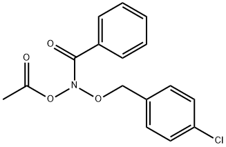 [benzoyl-[(4-chlorophenyl)methoxy]amino] acetate Struktur