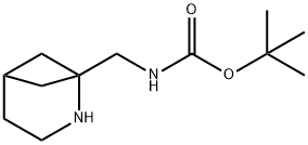 1-(Boc-aminomethyl)-2-azabicyclo[3.1.1]heptane Struktur