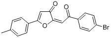 2-(2-(4-Bromophenyl)-2-oxoethylidene)-5-(4-methylphenyl)-3(2H)-furanon e Struktur