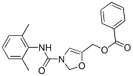 [3-[(2,6-dimethylphenyl)carbamoyl]oxazol-5-yl]methyl benzoate Struktur