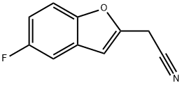 (5-FLUORO-1-BENZOFURAN-2-YL)ACETONITRILE Struktur