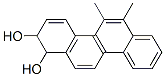 1,2-dihydro-1,2-dihydroxy-5,6-dimethychrysene Struktur