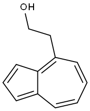 2-azulen-4-ylethanol Struktur