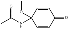 N-(1-METHOXY-4-OXO-CYCLOHEXA-2,5-DIENYL)-ACETAMIDE Struktur