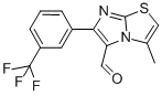 3-METHYL-6-[3-(TRIFLUOROMETHYL)PHENYL]IMIDAZO[2,1-B]THIAZOLE-5-CARBOXALDEHYDE Struktur