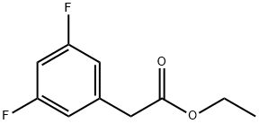 ethyl 2-(3,5-difluorophenyl)acetate Struktur