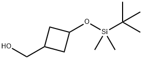 3-[[(1,1-Dimethylethyl)dimethylsilyl]oxy]cyclobutanemethanol Struktur