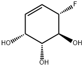 4-Cyclohexene-1,2,3-triol,6-fluoro-,[1S-(1alpha,2beta,3beta,6beta)]-(9CI) Struktur