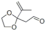 1,3-Dioxolane-2-acetaldehyde,  2-(1-methylethenyl)- Struktur