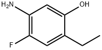 Phenol, 5-amino-2-ethyl-4-fluoro- (9CI) Struktur