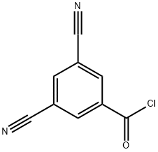 Benzoyl chloride, 3,5-dicyano- (9CI) Struktur