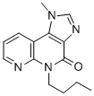 1,5-Dihydro-5-butyl-1-methyl-4H-imidazo(4,5-c)(1,8)naphthyridin-4-one Struktur