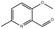 2-Pyridinecarboxaldehyde, 3-methoxy-6-methyl- (9CI) Struktur