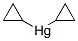 Dicyclopropylmercury(II) Struktur