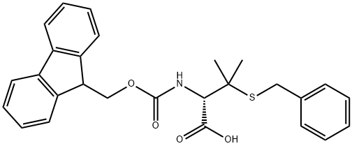 FMOC-D-PEN(BZL)-OH Struktur