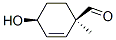 2-Cyclohexene-1-carboxaldehyde, 4-hydroxy-1-methyl-, cis- (9CI) Struktur